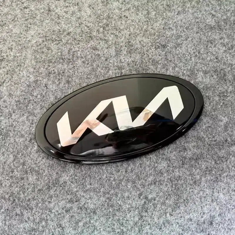 Color Name: GRAY, Type: Bundle2 - Car Front Grille Sticker Rear Trunk Decoration Cover Accessories For EV6 Sorento Niro Stinger Ceed Carnival K5 K9 Soul Caren - RideTek