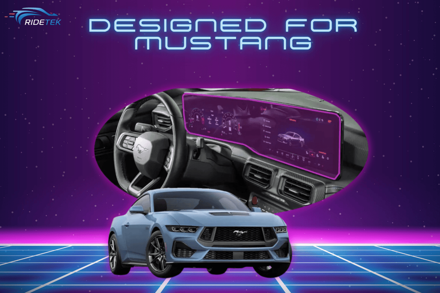 2025 Ford Mustang PPF Screen Protector - RideTek