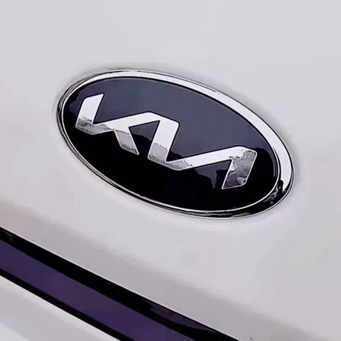 Color Name: GRAY, Type: Bundle2 - Car Front Grille Sticker Rear Trunk Decoration Cover Accessories For EV6 Sorento Niro Stinger Ceed Carnival K5 K9 Soul Caren - RideTek