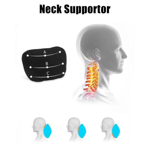 Color: WHITE - 1 Pc For Tesla Model 3 Y Headrest Soft Comfortable Cushion Universal For Head Lumbar Relief Support Car Neck Waist Pillows - RideTek