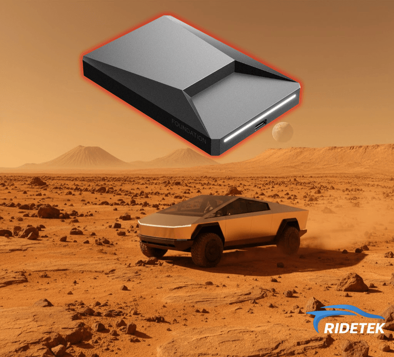 Cyber Portable Power Bank - Aluminum - RideTek