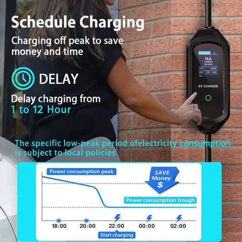 Type 2 EV Charger With LED Display | EU ONLY - RideTek